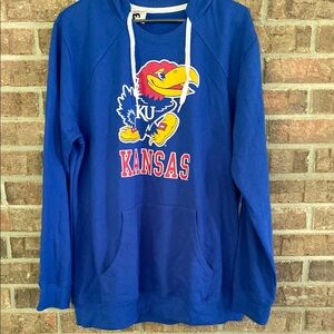 Blue Kansas Jayhawks Men's Sweatshirt NWOT 2xl